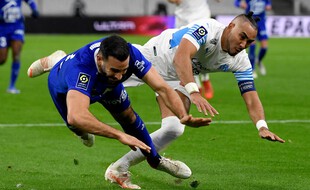Adil Rami avec son copain Dimitri Payet.