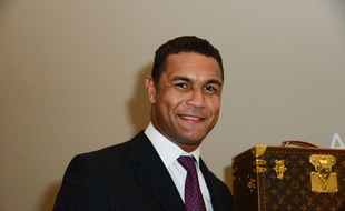 Thierry Dusautoir, l'ancien capitaine du XV de France, le 5 février 2016 au Grand Palais, à Paris.