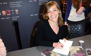 Agnès Martin-Lugand au Salon du livre 2016.