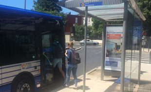 Un bus, à Montpellier.