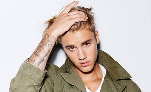 Le chanteur Justin Bieber