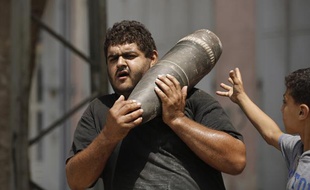 Un Palestinien dans la bande Gaza, le 5 août 2014.