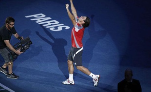 David Ferrer remporte son premier Masters 1000, le 4 novembre 2012 à Paris.