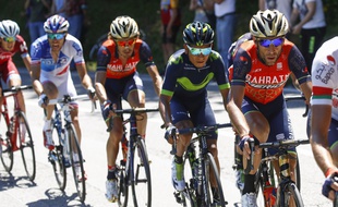 Thibaut Pinot, aux côtés de Nibaliet Quintana, a rattrapé un peu de son retard aujourd'hui.