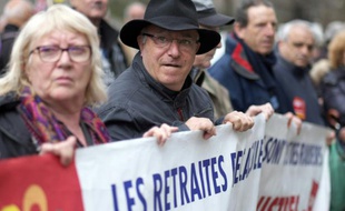 Manifestation de retraités le 17 mars 2015 à Marseille