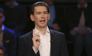Le conservateur Sebastian Kurz, 31 ans, est le favori des élections autrichiennes.