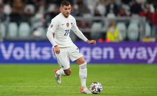 Lucas Hernandez avec les Bleus durant la Ligue des nations