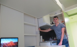 Chambre universitaire rÈnovÈe ‡ Daniel-Faucher