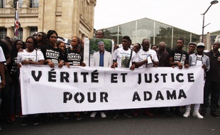 La marche gare du Nord en mémoire d'Adama Traoré, le 30 juillet 2016