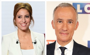 Léa Salamé et Gilles Bouleau
