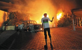 Le consulat américain à Benghazi (Libye) a été pris d'assaut mardi soir.