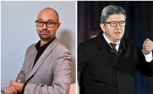 Thomas Guénolé et Jean-Luc Mélenchon.