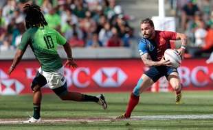 Terry Bouhraoua lors du match entre la France et l'Afrique du Sud le 13 décembre 2015.