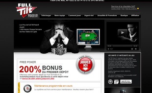 Le site FullTiltPoker.fr.