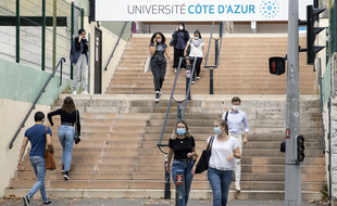 La rentrée 2020 à l'Université Côte d'Azur (Illustration)