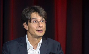 Le directeur des programmes Bruno Patino s'exprime lors de la conférence de rentrée de France Télévisions, le 27 août 2013 à Paris