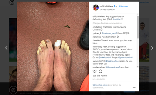 Les pieds d'Adam Lallana