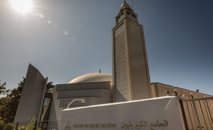 Photo d'illustration de la grande mosquée de Lyon, ici en septembre 2019.