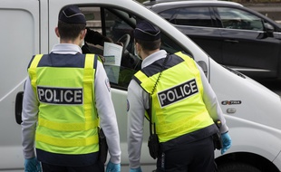 Un contrôle de police pendant le confinement, ici à Paris. (archives)