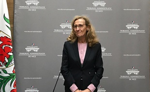 Nicole Belloubet était en déplacement à Nice ce lundi.