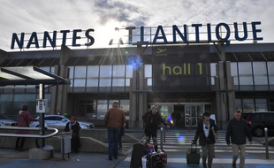 L'une des entrées de l'aéroport Nantes-Atlantique.