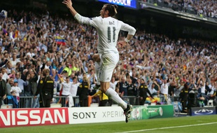 Gareth Bale, auteur du but vainqueur contre Manchester City.
