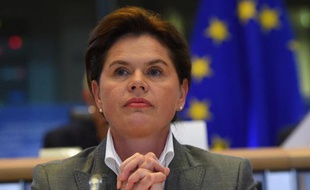 La candidate slovène Alenka Bratusek, au poste de vice-présidente de la Commission européenne, lors de son audition le 6 octobre à Bruxelles