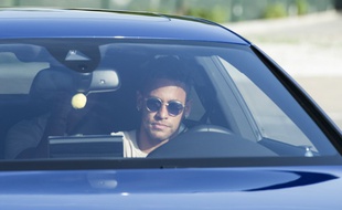 Neymar à son arrivée au centre d'entraînement du FC Barcelone, le 2 août 2017.