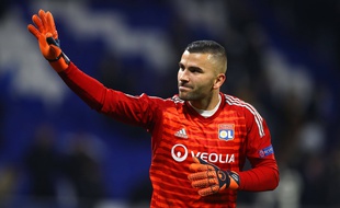 Anthony Lopes, ici lors du match aller contre le Barça, le 19 février.