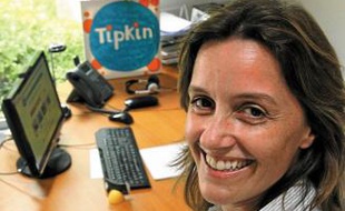 Céline Laporte a lancé Tipkin en mai et réunit aujourd'hui 300 utilisateurs.