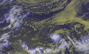 Image satellite de la Terre, illustration.