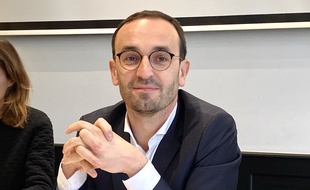 Le candidat LREM à la mairie de Bordeaux, Thomas Cazenave