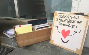Des riverains et des proches du SDF ont déjà lancé un appel pour reconstituer la bibliothèque de Dominique.