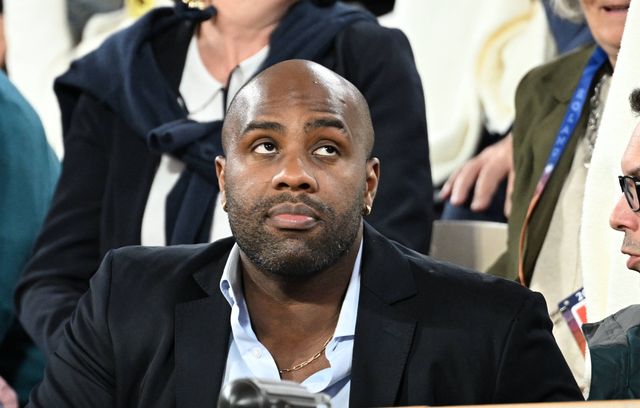 Teddy Riner à Roland Garros, à Paris, le 5 juin 2025.