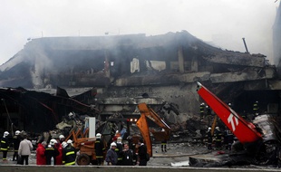 Lors de l'accident d'avion de la compagnie aérienne TAM, à Sao Paulo, en 2007.