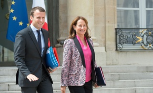 Emmanuel Macron et Ségolène Royal, le 3 août 2016.