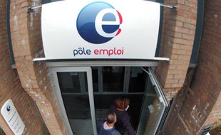 Une antenne de Pôle emploi à Bailleul, dans le Nord-Pas-de-Calais, le 13 septembre 2012