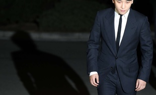 Le chanteur Seungri du groupe de K-pop Big Bang, à Séoul le 27 février 2019.