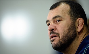Michael Cheika, le sélectionneur de l'Australie, le 23 octobre à Londres.
