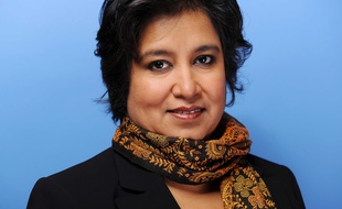 Taslima Nasreen, en 2010, à Paris.