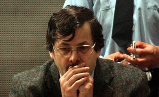 Marc Dutroux lors de son procès à Arlon (Belgique), en 2004.