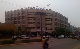 L'hôtel Splendid, à Ouagadougou, le 25 mai 2008.