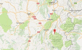Localisation du refuge du col de Sarenne (Isère)