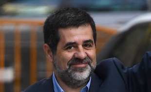 Jordi Sanchez, président de l'Assemblée nationale catalane, le 16 octobre 2017.