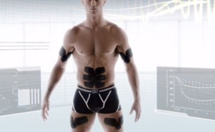 Cristiano Ronaldo dans une publicité pour la télévision japonaise.