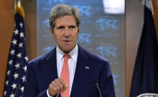 Le secrétaire d'Etat américain, John Kerry, a mis en garde la Syrie, le 26 août 2013.