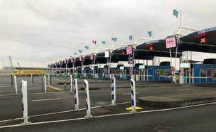 Le trafic de voyageurs entre l'Angleterre et la France est quasi inexistant sur le port de Calais.