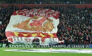 Non, le fan de Liverpool n'était pas sous ce drapeau.