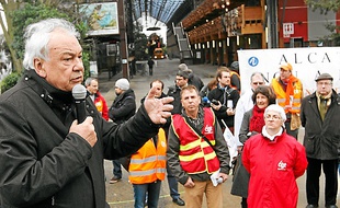 Le maire de Nantes, Patrick Rimbert, a apporté son soutien mercredi.