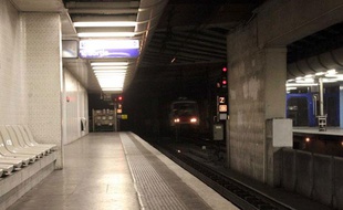 Une station du métro parisien.